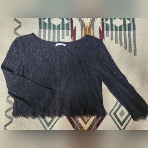 Babaton Black Long Sleeve Top